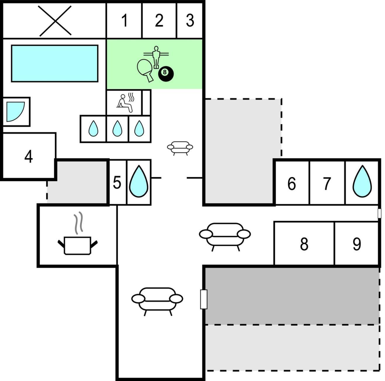 Strandhuset 克内贝尔 外观 照片